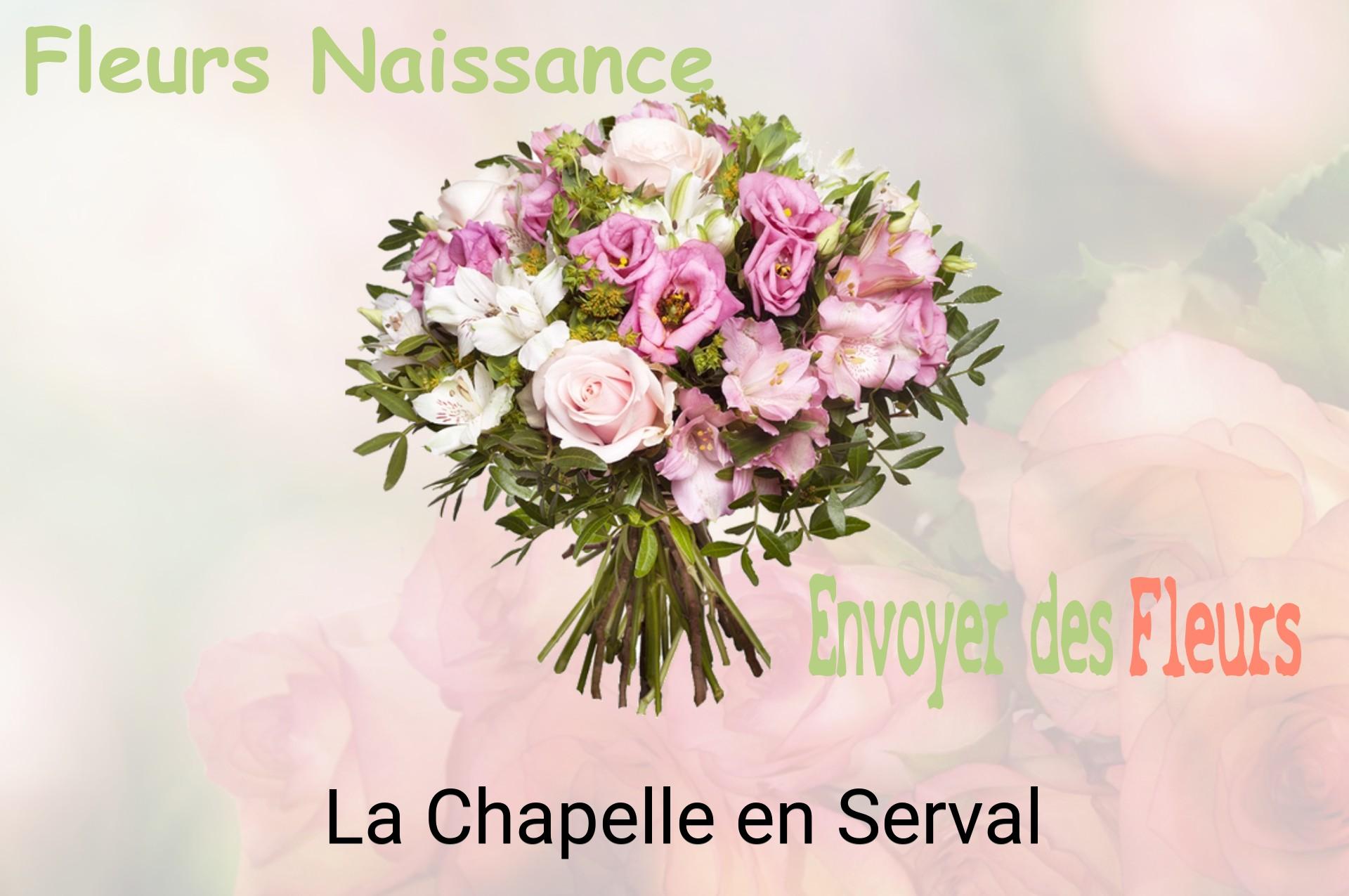Bouquet de fleurs de naissance livré à La Chapelle-en-Serval
