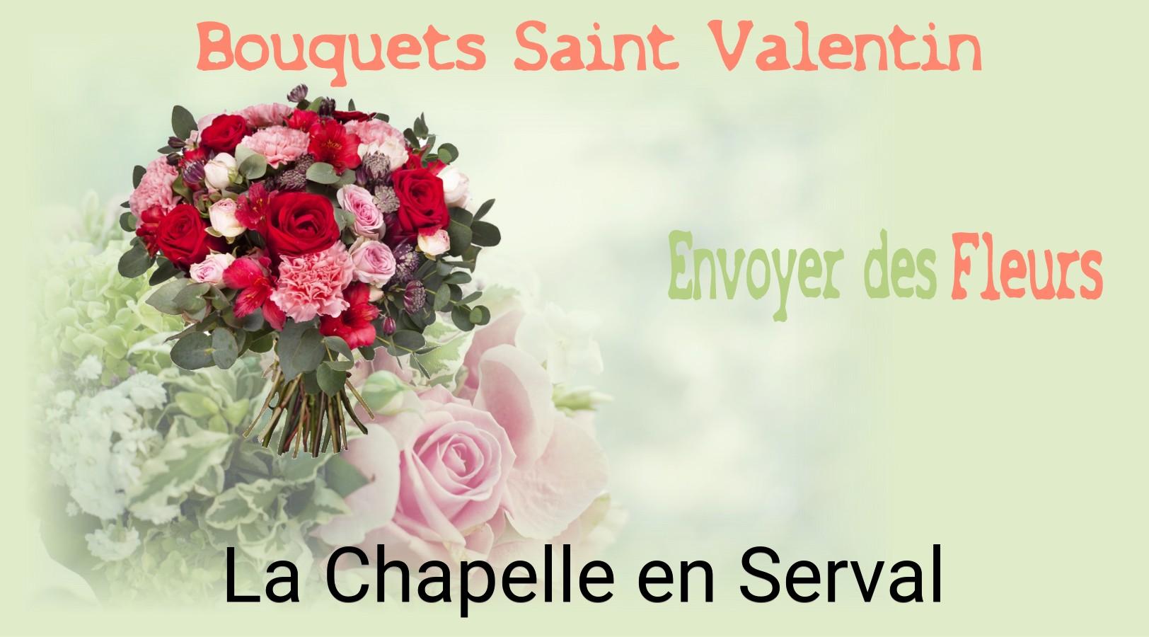Roses de Saint-Valentin livrées à La Chapelle-en-Serval